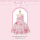 Mademoiselle Pearl Sanrio Hello Kitty Candy Themed Apron Blouse Salopette JSKs and OPs(Reservation/Full Payment Without Shipping)